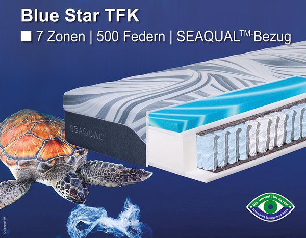Taschenfederkern-Matratze BLUE STAR TFK